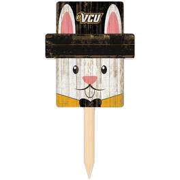 Fan Creations - VCU Rams 16" x 19" Easter Bunny Yard Stake - Multicolor