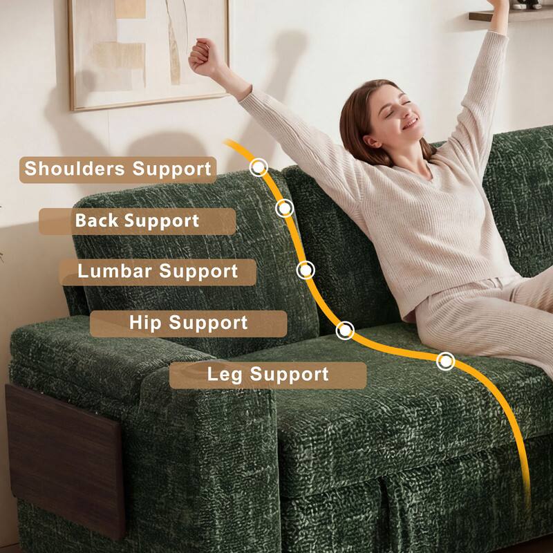 Shoulders Support  
Back Support  
Lumbar Support  
Hip Support  
Leg Support