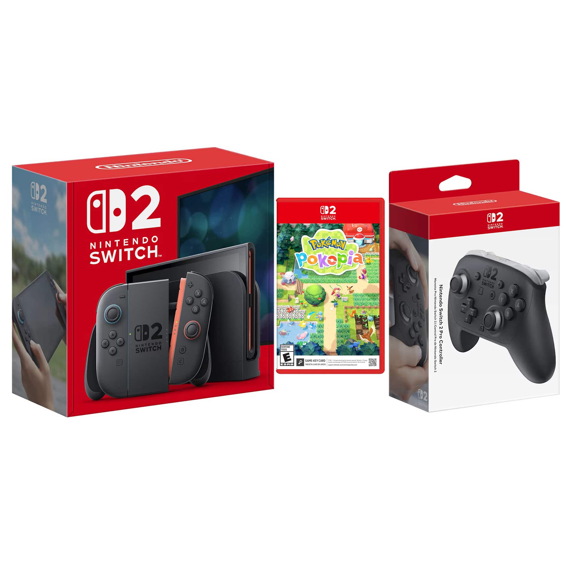 Nintendo Switch Oim Switch 2 Console with Pokemon Pokopia and Pro Controller Bundle