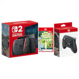 Switch 2 Console with Pokemon Pokopia and Pro Controller Bundle