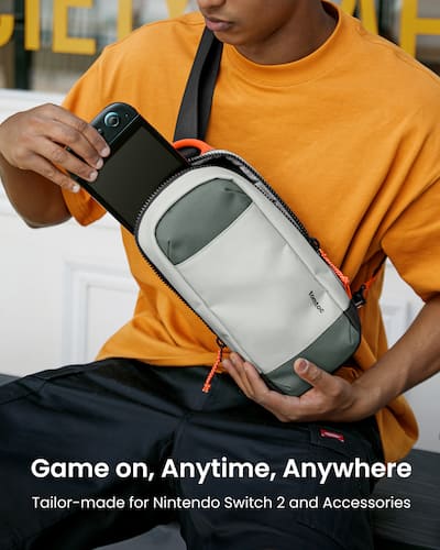 tomtoc Sling Crossbody Bag for Nintendo Switch 2 Model 2025 tomtoc Sling Crossbody Bag for Nintendo Switch 2 Model 2025