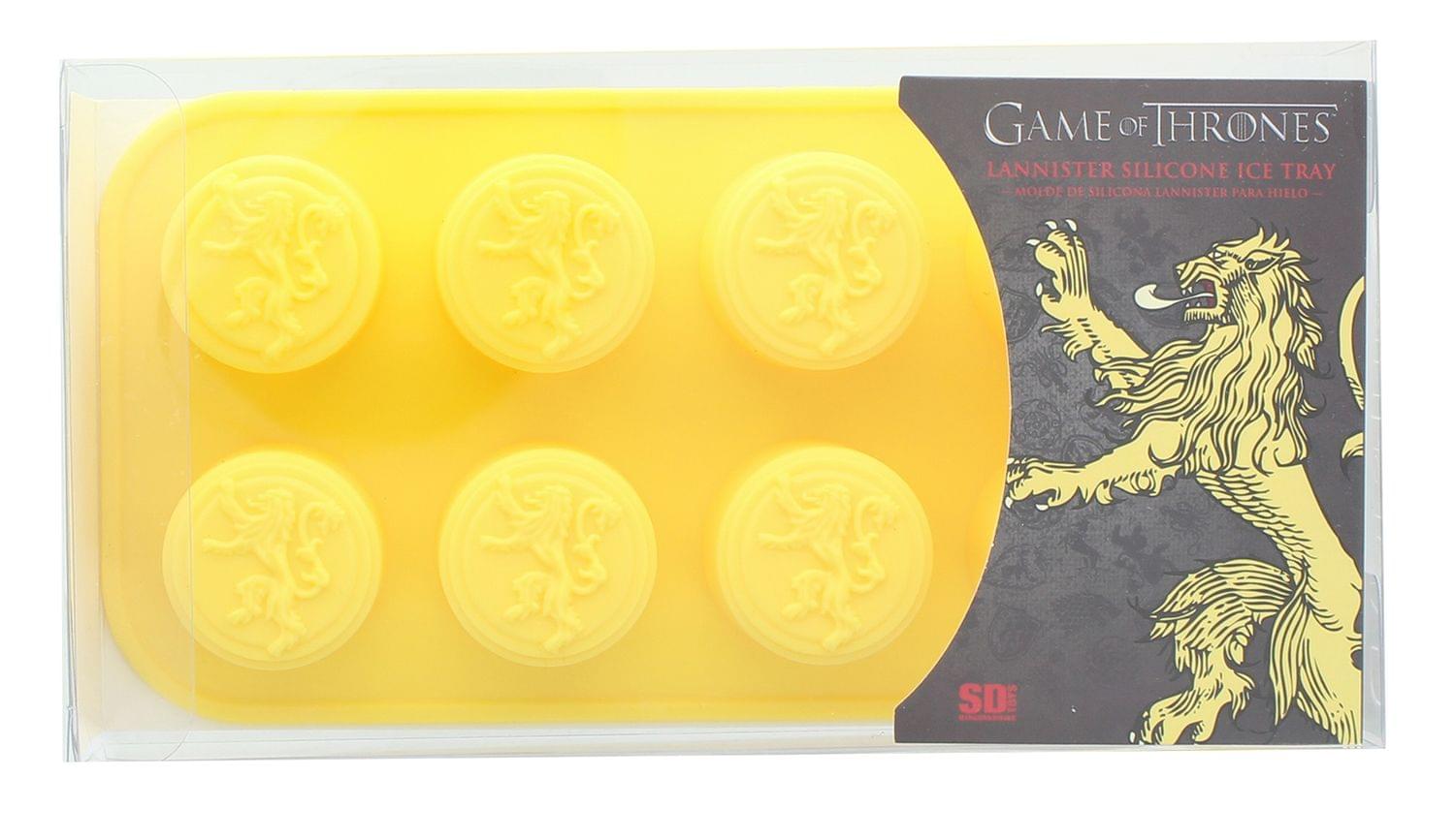 GAME OF THRONES LANNISTER SILICONE ICE TRAY  
MOIDE DE SILICONA LANNISTER PARA HIELO