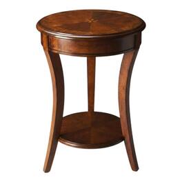 Butler Specialty - Holdin Round 18"W Side Table - Medium Brown