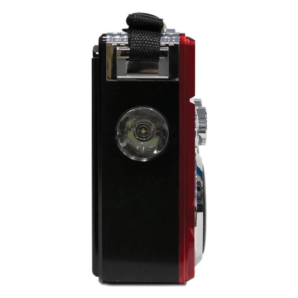 Alt View 3. Dolphin - Dolphin Audio Sp-411bt - Red Retrobox Portable Mini Bluetooth Speaker (red) - Red.