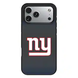 Keyscaper - NFL - New York Giants Bump Case with 8.2ft Drop Protection - 15 Pro Max - Black