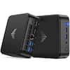 Front. Kamrui - E3B - 4K Mini PC - AMD Ryzen 5 7530U (6C/12T, Max 4.5GHz ) - 16GB LPDDR4X RAM 512GB SSD - WiFi6 BT5.2 Win11pro - Black.