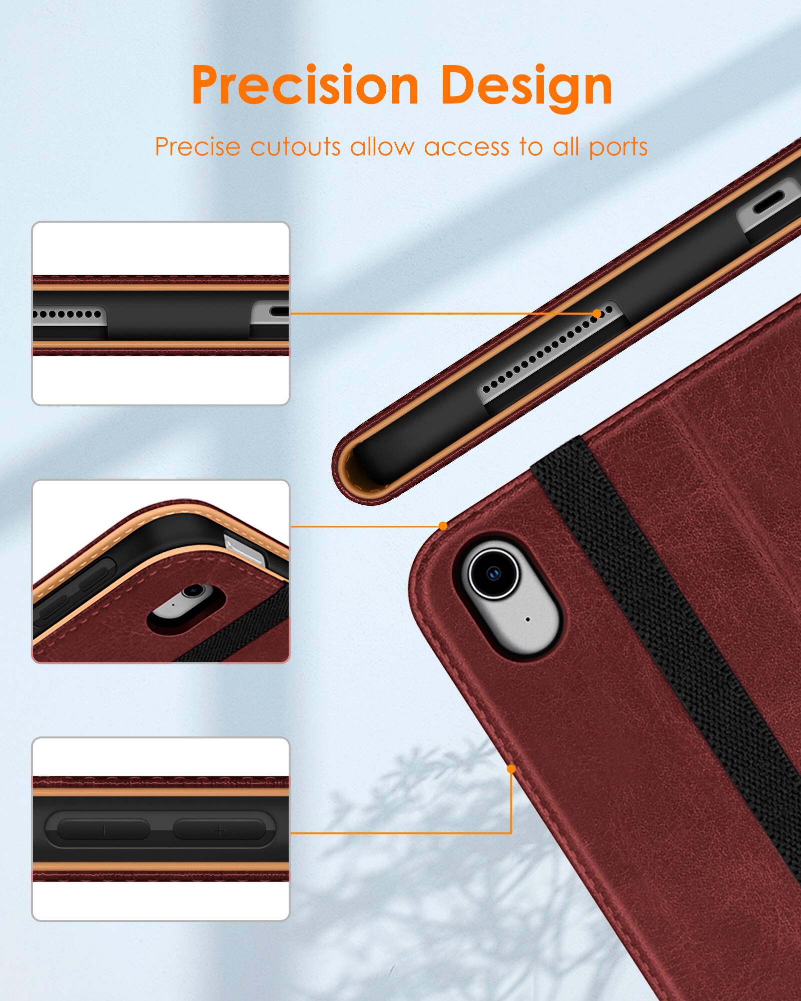 Precision Design  
Precise cutouts allow access to all ports