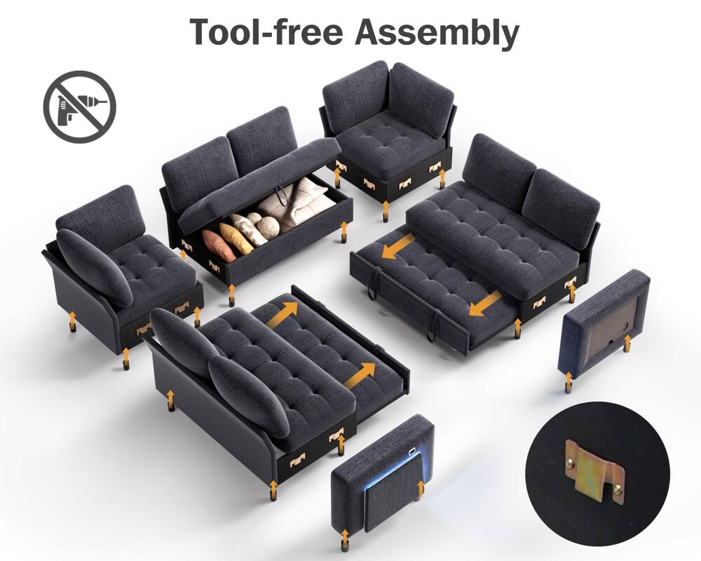 Tool-free Assembly