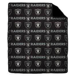 Pegasus - Las Vegas Raiders Tonal Wordmark 60" x 70" Faux Fur Blanket - Multicolor