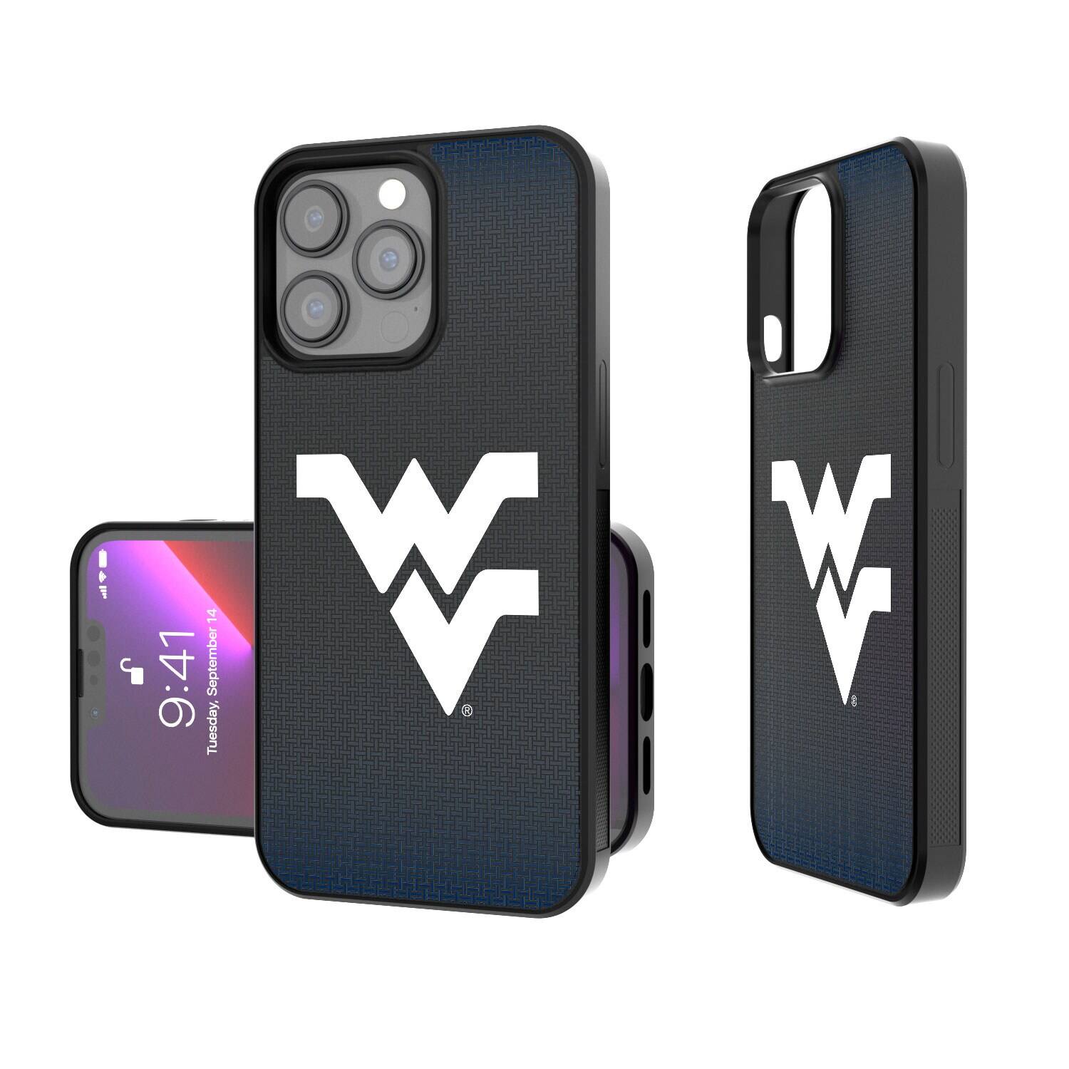 Keyscaper - NCAA - West Virginia Mountaineers Linen Logo iPhone Bump Case - 14 Pro - Black price history on PriceWatchPro
