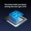 The latest Intel processor is driving this next-gen AI PC, featuring a GPU, CPU, and NPU.