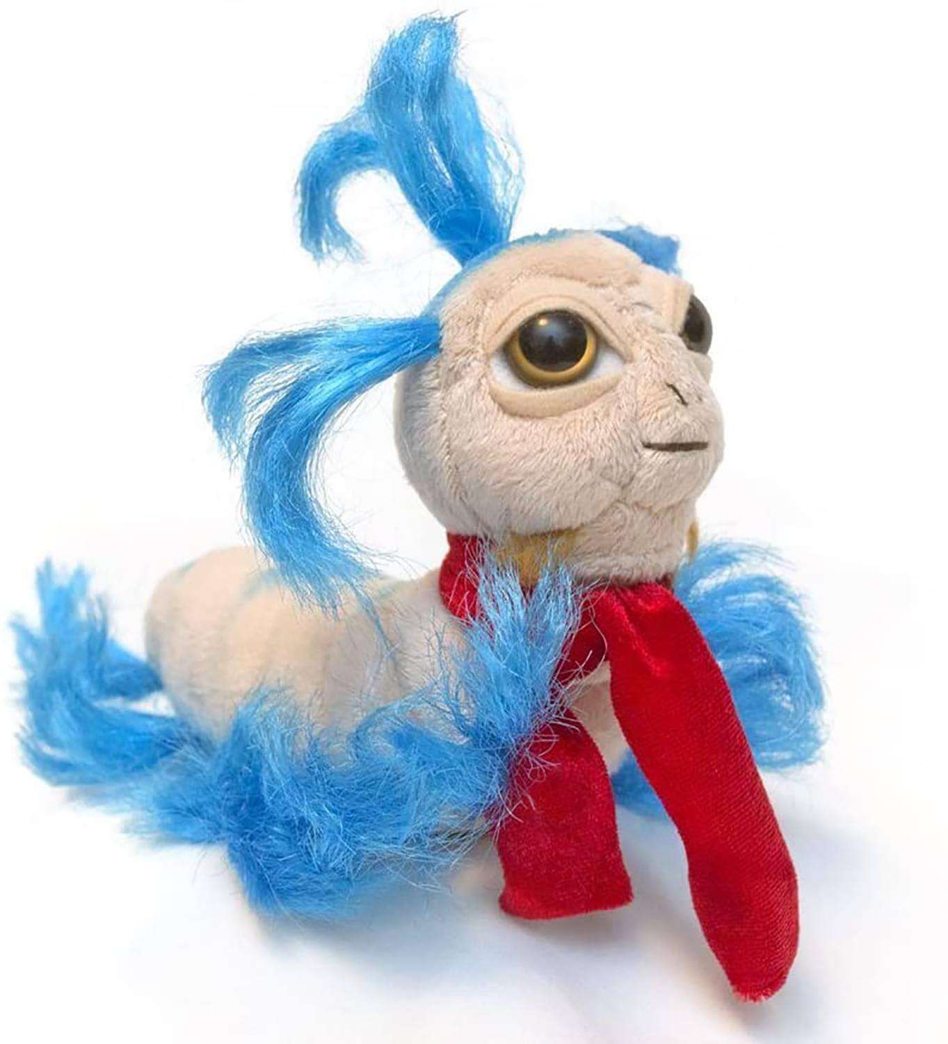 Front. Toy Vault - Jim Henson's Labyrinth The Worm 7.5 Collectible Plush - Blue.