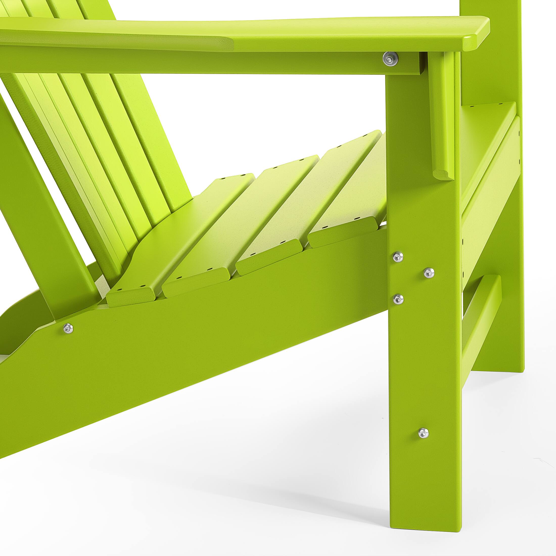 Alt View 6. WestinTrends - WestinTrends Dylan Outdoor Adirondack Chair (Set of 2) - Lime.