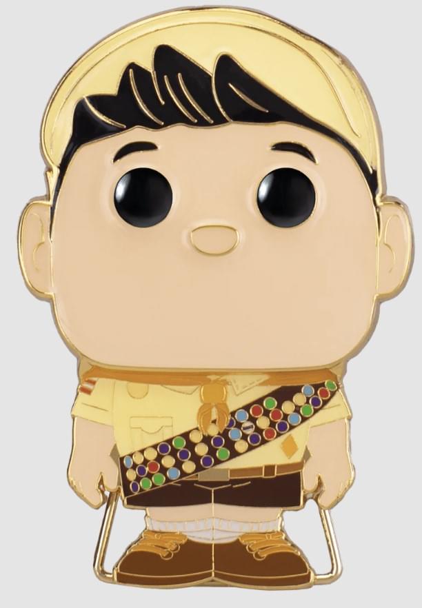 Front. Disney - Disney/Pixar UP 3-Inch Funko POP Pin | Russel - Blue.