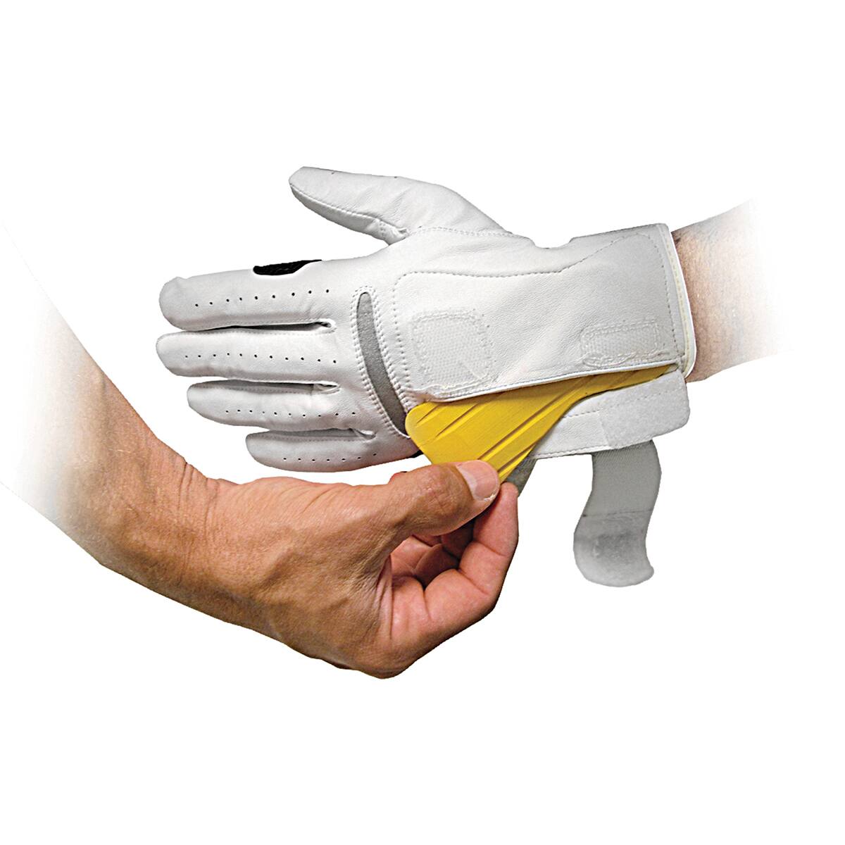 Alt View 1. SKLZ - SKLZ Left Hand Smart Golf Glove - Medium - White - White.
