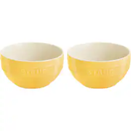 Staub - Ceramic 2-pc Large Universal Bowl Set - Citron