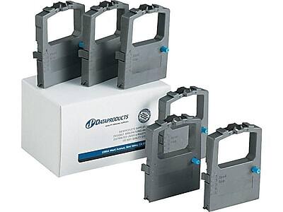 Front. DataProducts - Dataproducts Ribbon, for OKI ML182 , 6-Pack - Black.