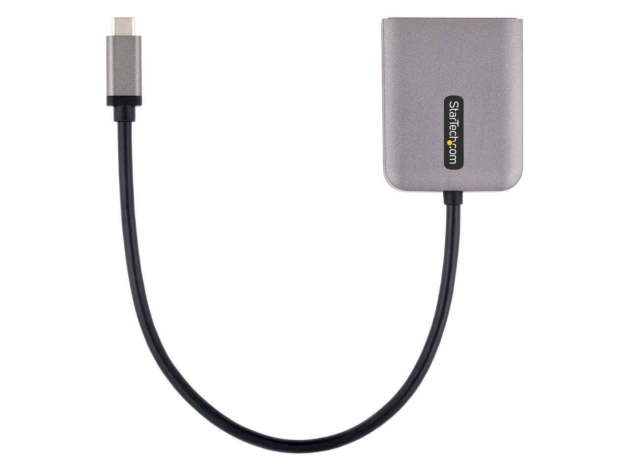 Alt View 2. StarTech.com - StarTech.com 2-Port USB-C MST Hub, Dual 4K 60Hz DP 1.4 w/DSC (Windows Only) MST14CD122DP.