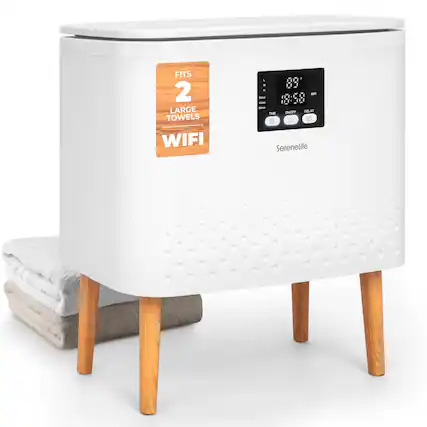 FITS 2 LARGE TOWELS WIFI
WF - 18:58
ON/OFF DELAY TIME
Serenelife