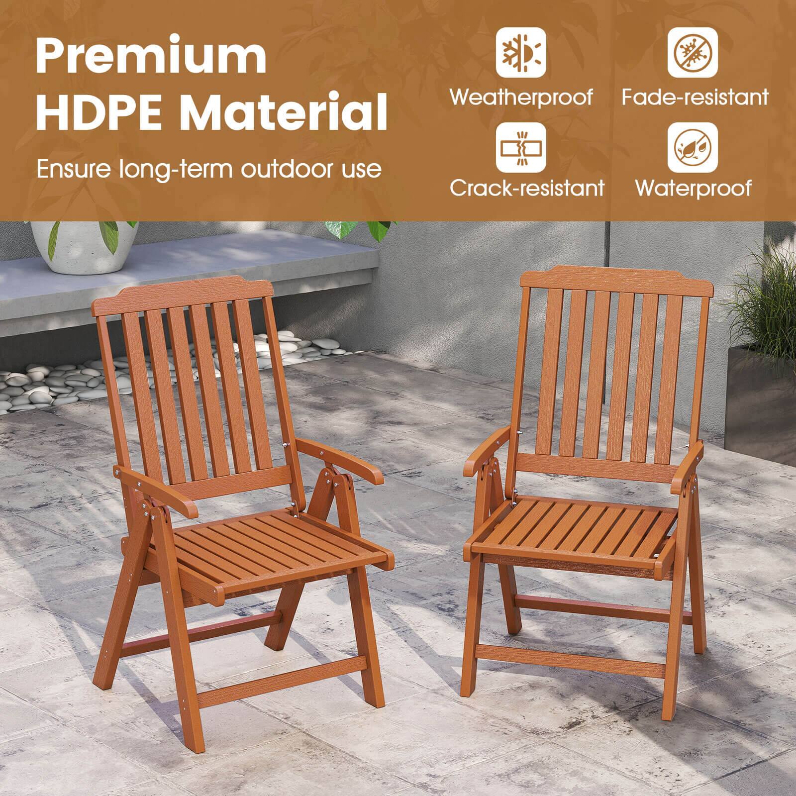 Premium HDPE Material  
Ensure long-term outdoor use  

- Weatherproof  
- Fade-resistant  
- Crack-resistant  
- Waterproof