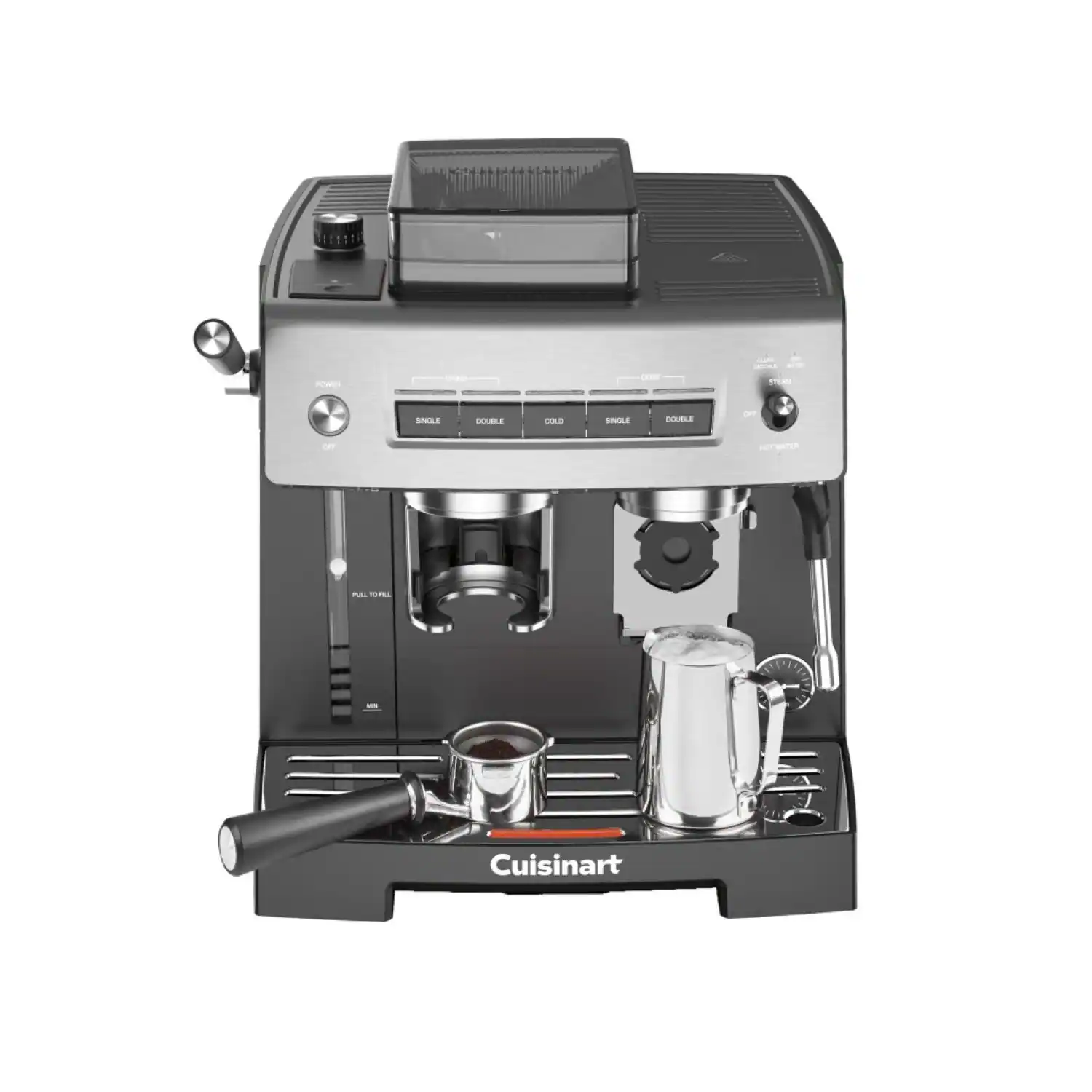 Cuisinart - Espresso Bar Grind & Brew Espresso Machine - Black