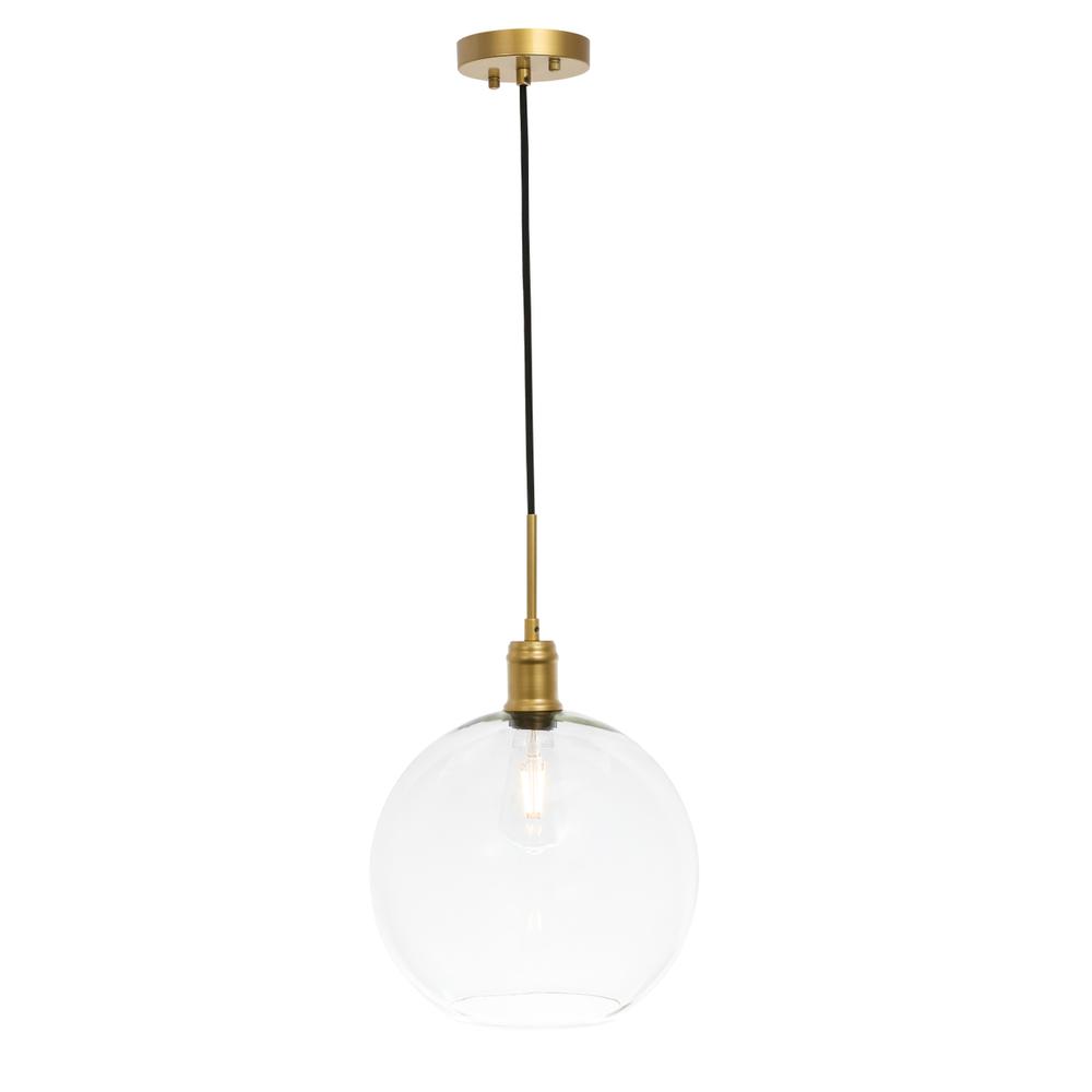 Brass And Clear Glass