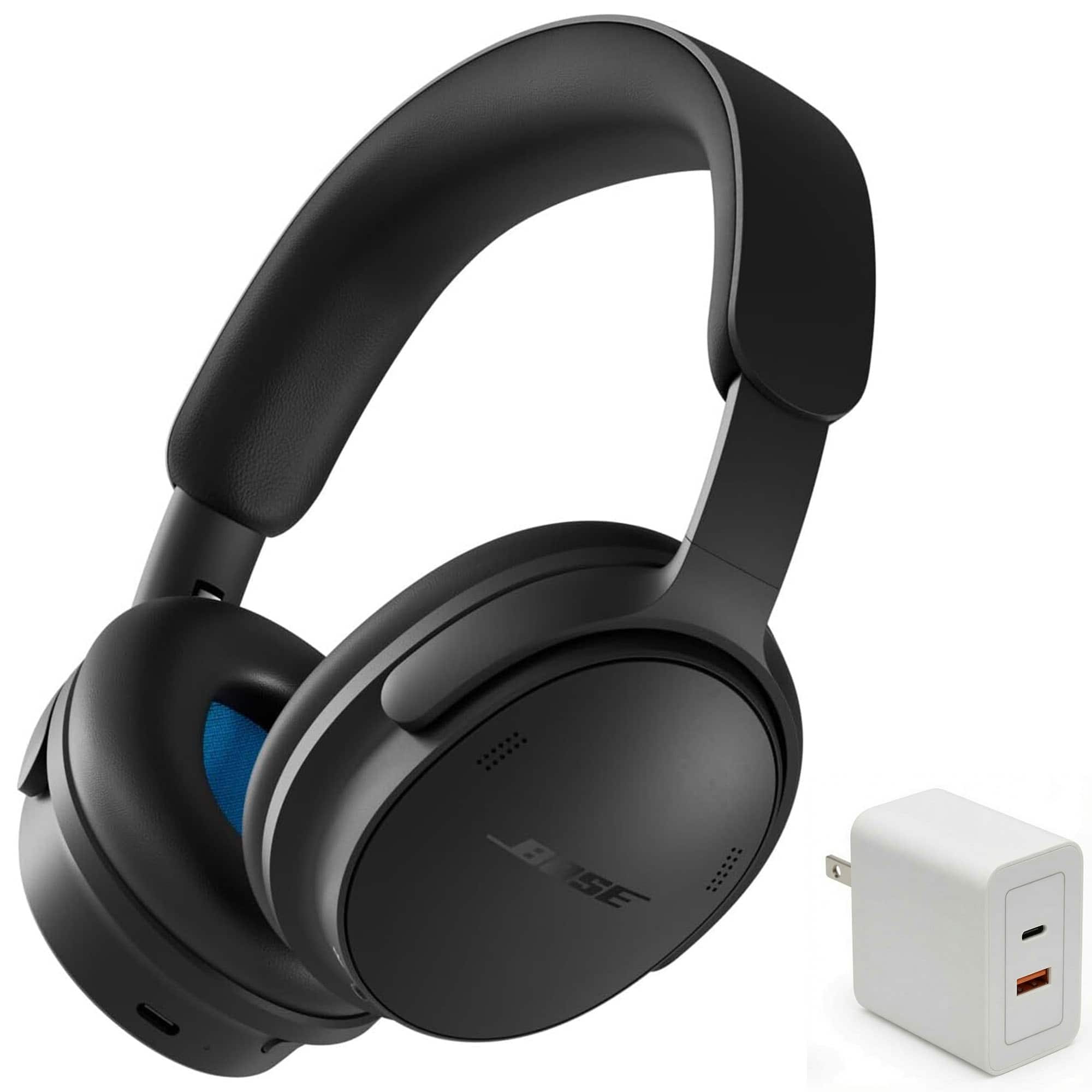 Paquete - Bose - Audífonos QuietComfort (2.ª generación) con cargador rápido - inalámbricos, con cancelación de ruido y micrófono - Blanco humo 5