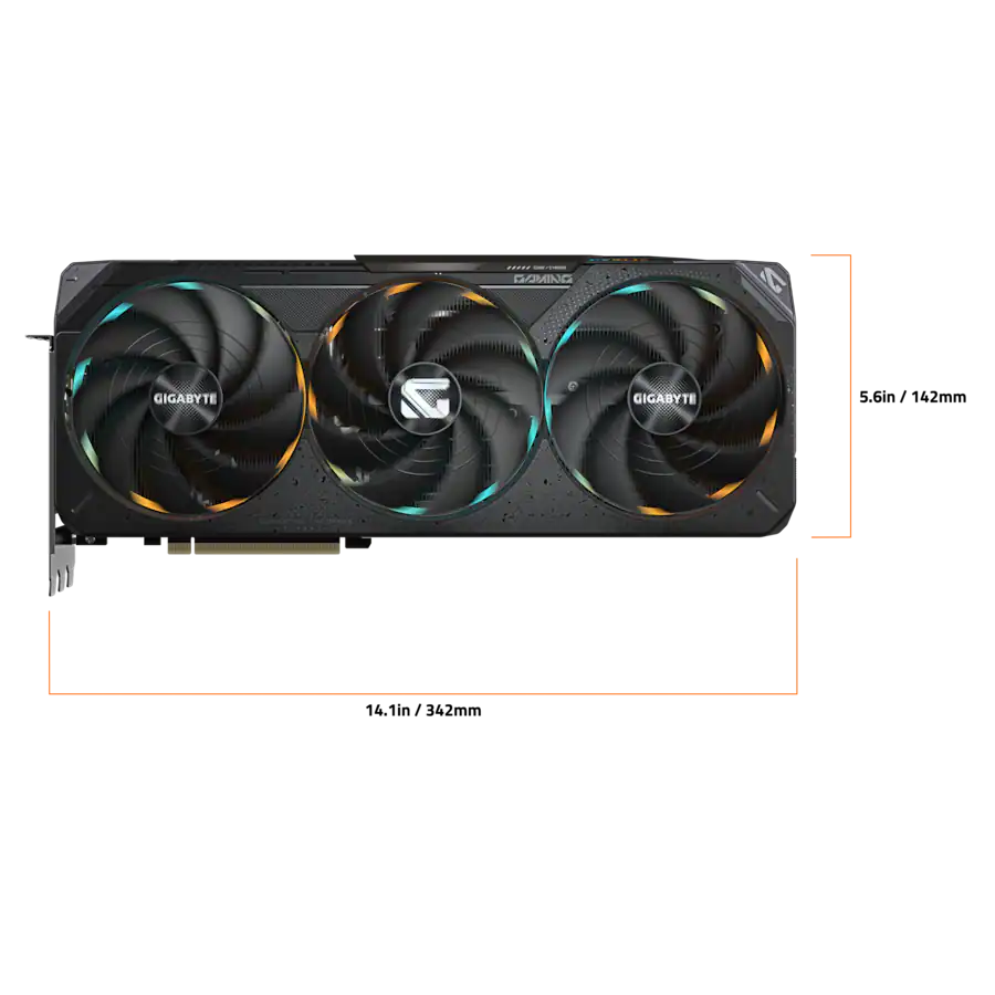 GIGABYTE NVIDIA GeForce RTX 5070 Ti GAMING OC 16G GDDR7 PCI