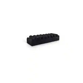 Meridian Furniture - Rumble Vegan Leather Bench - Black