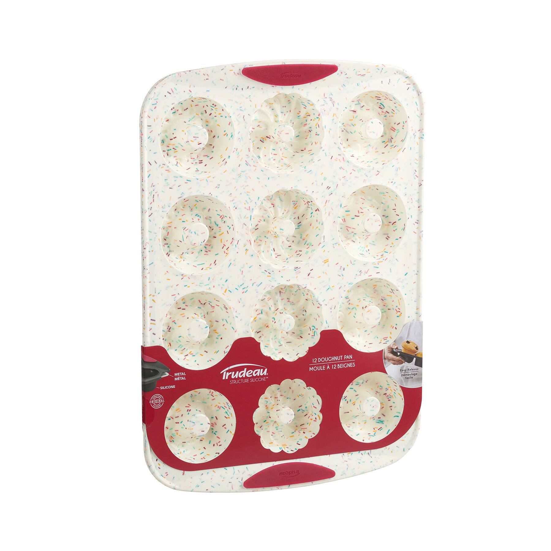 Trudeau Structure Silicone 12 Doughnut Pan - Mould à 12 Beignes