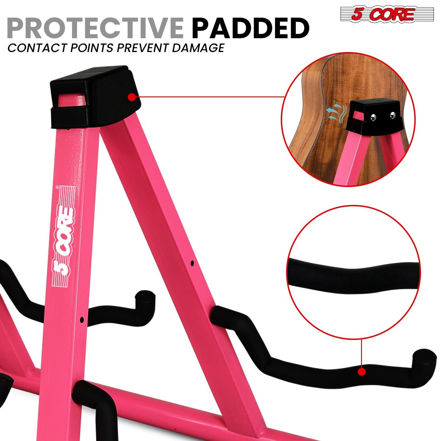 PROTECTIVE PADDED  
CONTACT POINTS PREVENT DAMAGE  

5 CORE