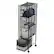 Alt View 13. Mind Reader - Rolling Cabinet with Drawers, Desk Art Supply Organizer, Storage, Kitchen, Metal Mesh, 8"L x 11"W x 31.5"H - Black.