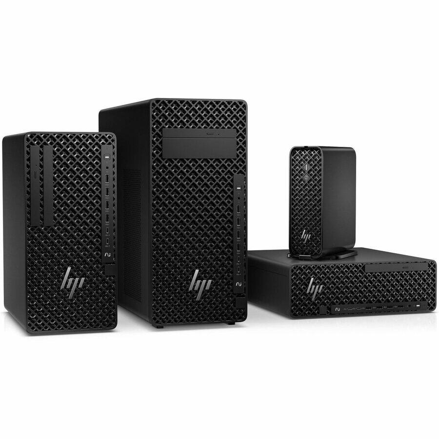 Alt View 7. HP - HP Z2 G1i Workstation - Intel Core Ultra 7 265K - 32 GB - 1 TB SSD - Small Form Factor - Black - Intel W880 Chip - Black.