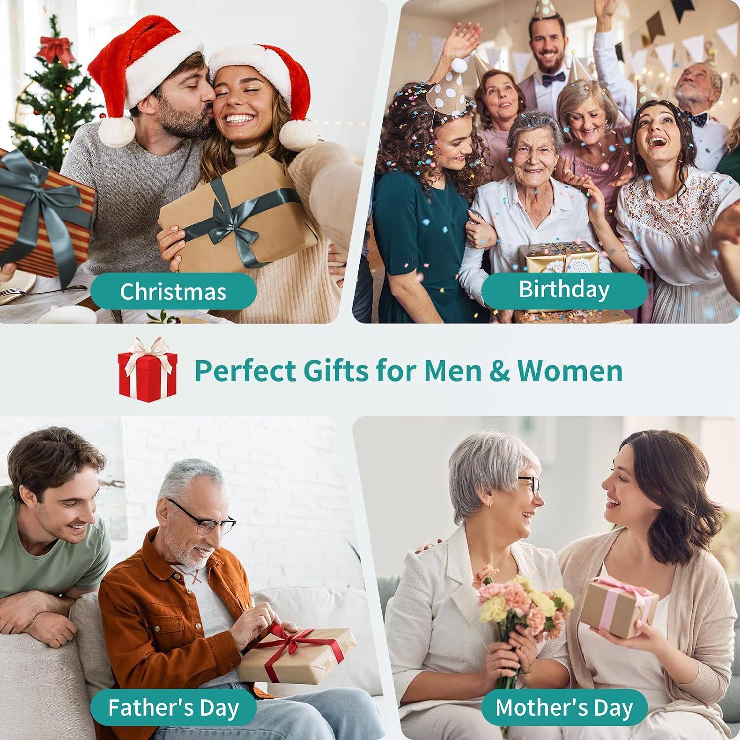 Christmas Birthday Perfect Gifts for Men & Women  
Father's Day Mother's Day