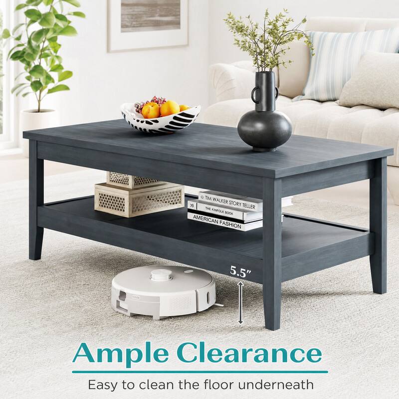 0 MIT WALKER STORY TELLER THE KINFOLK BOOK AMERICAN FASHION  
5.5"  
Ample Clearance  
Easy to clean the floor underneath