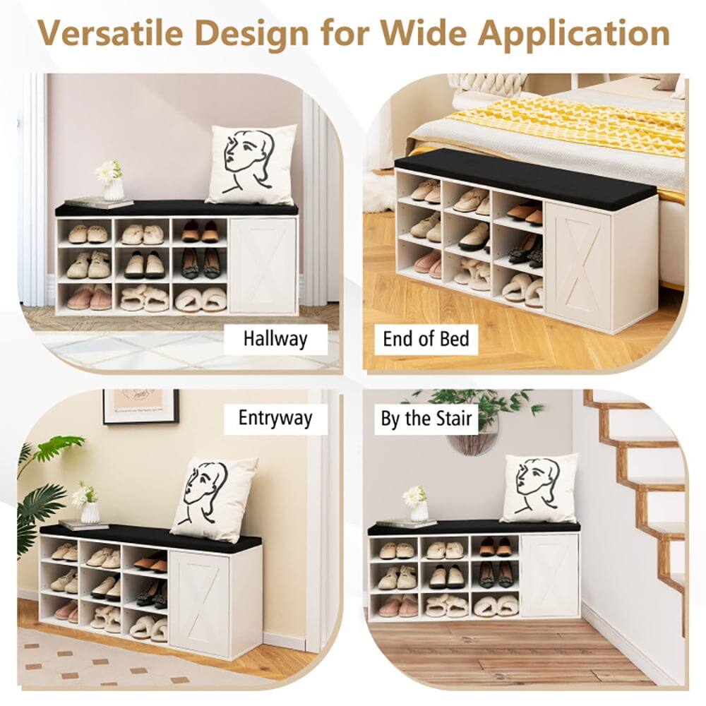 Versatile Design for Wide Application

- Hallway
- End of Bed
- Entryway
- By the Stair