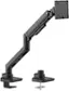 Angle. ACGAM - Single Monitor Gas Spring Desk Mount, Fully Adjustable Heavy Duty Monitor Arm for Ultrawide Screen 17 to 49 Inch, 44 lbs - Fine Texture Black.