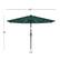 Alt View 12. Nature Spring - 10-Foot Patio Deck Shade with Solar Powered LED Lights - Hunter Green.