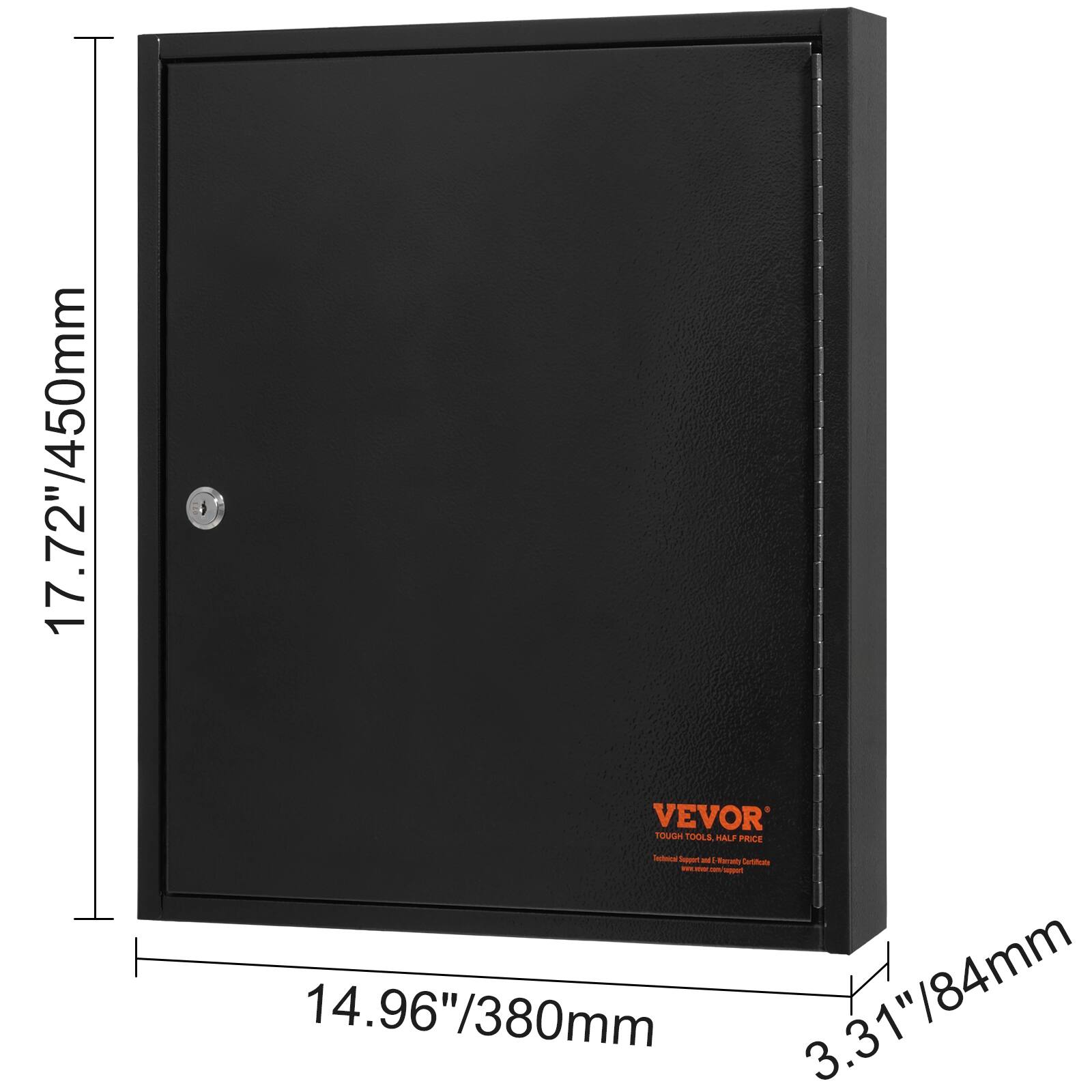 17.72"/450mm  
14.96"/380mm  
3.31"/84mm  

VEVOR  
TOUGH TOOLS, HALF PRICE