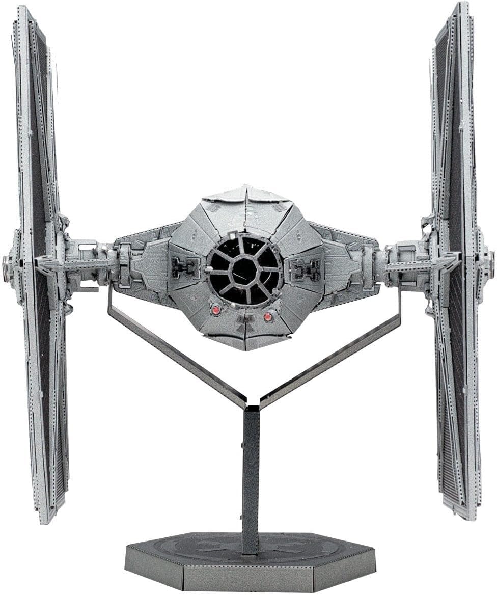 Alt View 1. Metal Earth - Metal Earth Premium Series Star Wars Tie Fighter 3D Metal Model Kit Fascinations - Silver.