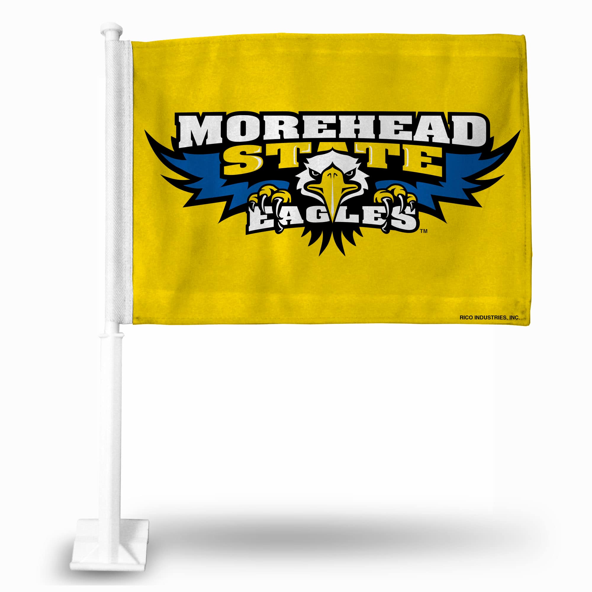 Rico Industries - Morehead State Eagles 14" x 19" inch Double (2) Sided Window Mount Car Flag - Multi