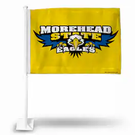 Rico Industries - Morehead State Eagles 14" x 19" inch Double (2) Sided Window Mount Car Flag - Multi