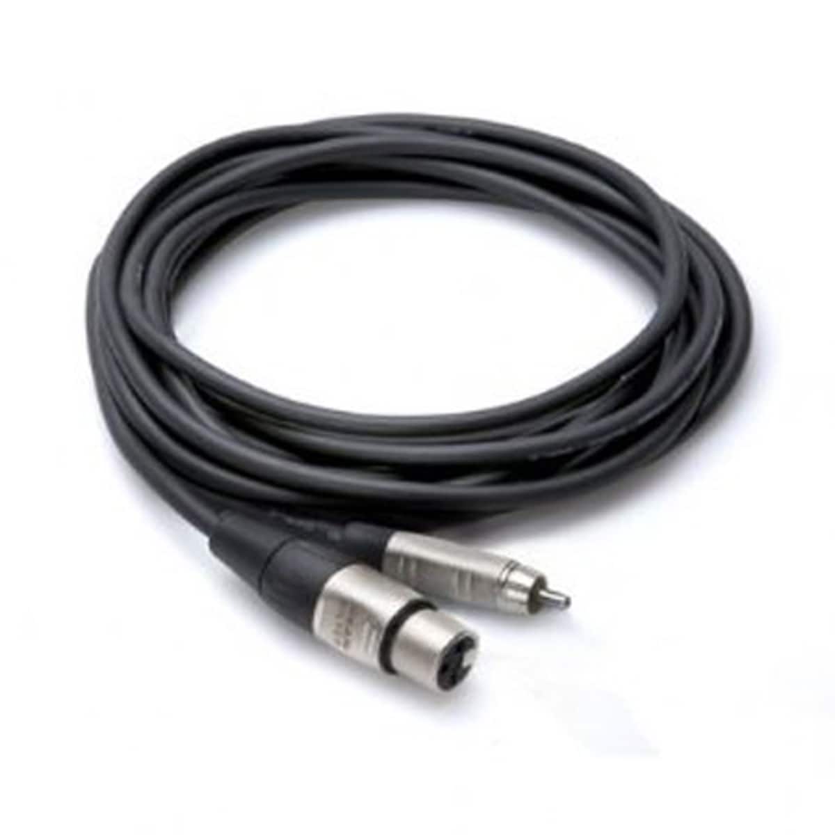 Hosa Technology - Pro Unbalanced Interconnect, REAN XLR3F to RCA, 3 ft