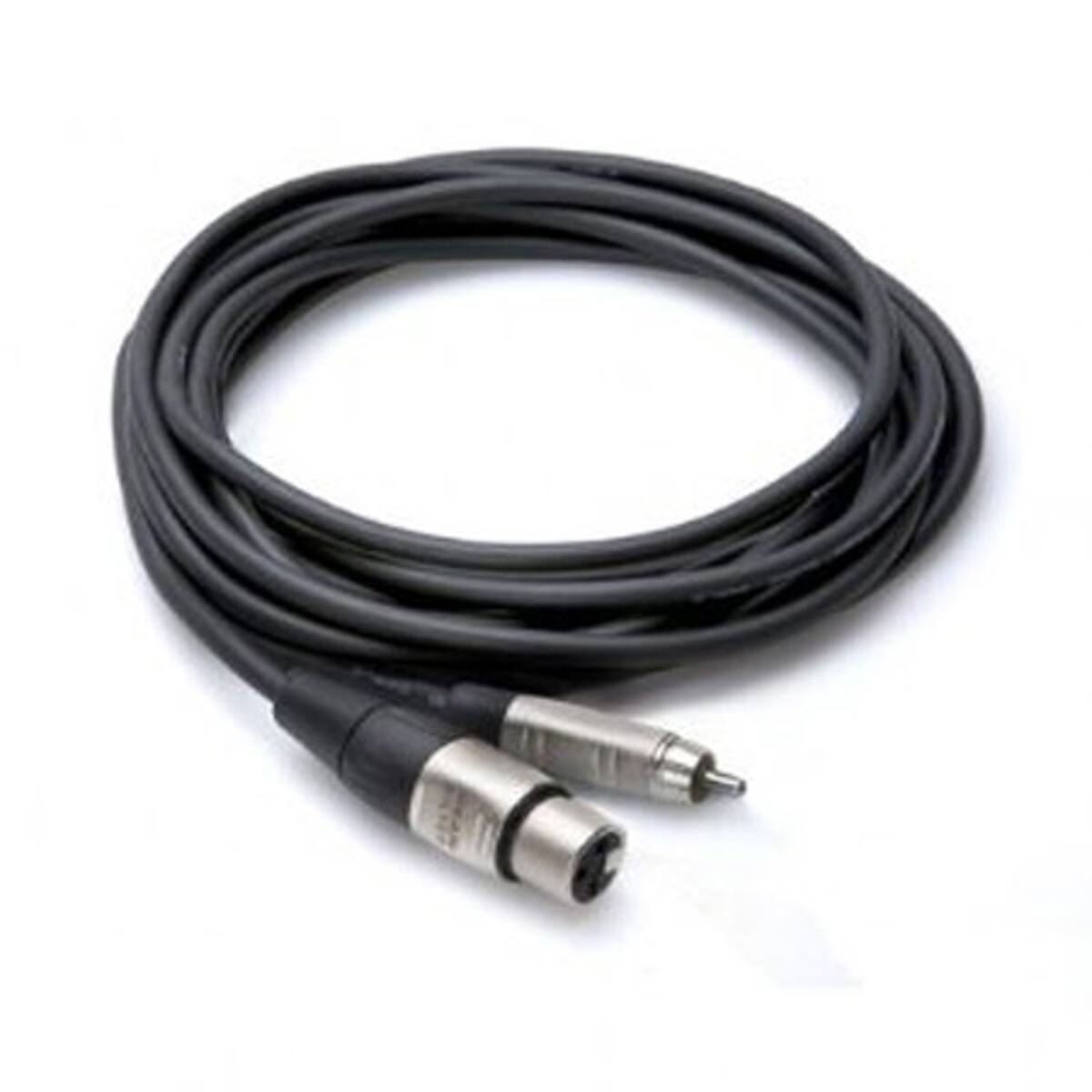 Front. Hosa Technology - Hosa Technology Pro Unbalanced Interconnect, REAN XLR3F to RCA, 3 ft.
