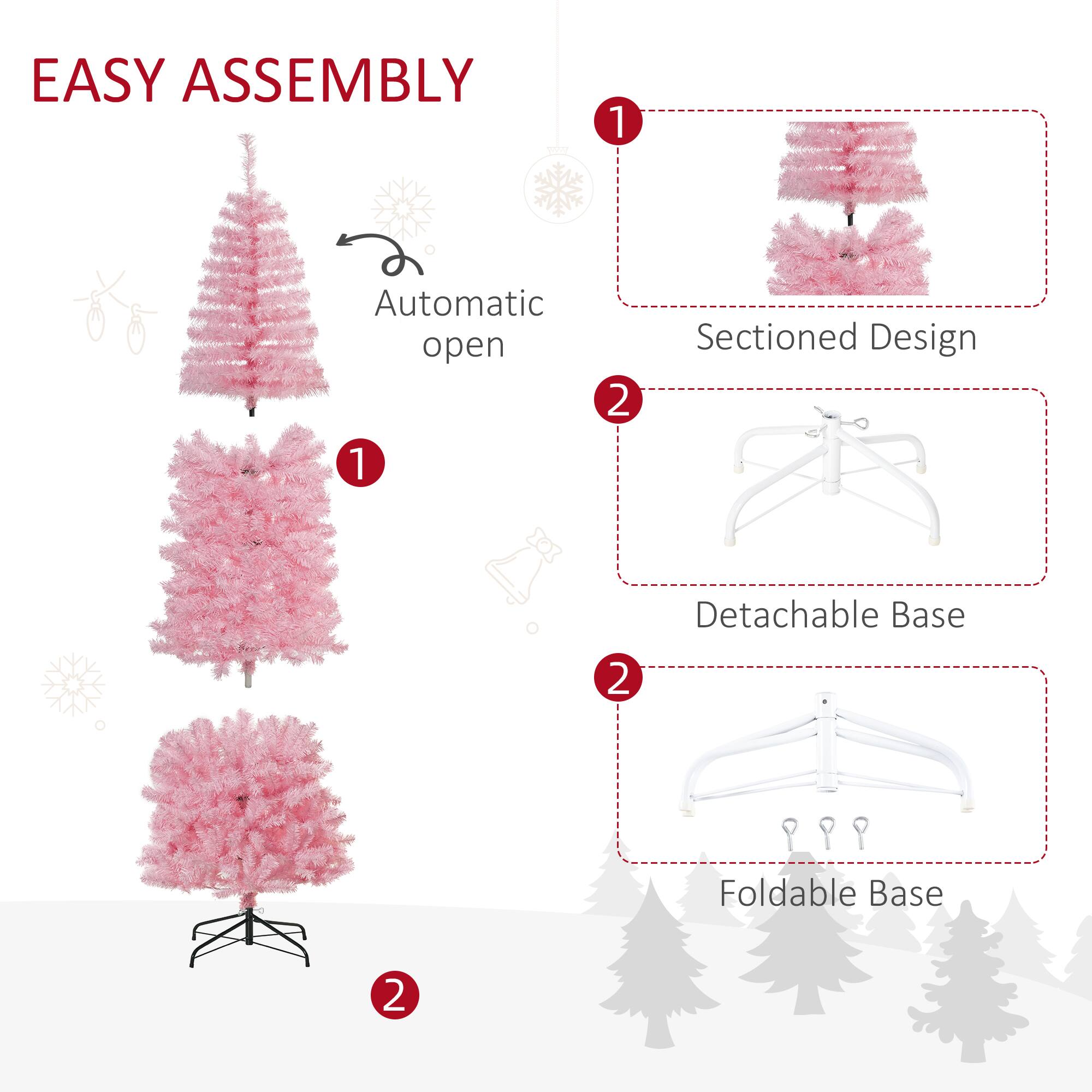 EASY ASSEMBLY

1. Automatic open
2. Sectioned Design
3. Detachable Base
4. Foldable Base