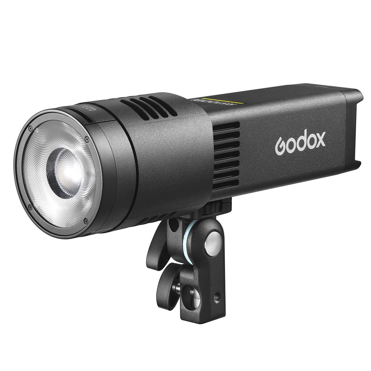 Alt View 2. Godox - Godox RS100Bi Bi-Color LED Monolight for Video and Photo, 2800K-6500K, Built-In Battery, NFC App Pairing, DMX, Godox.