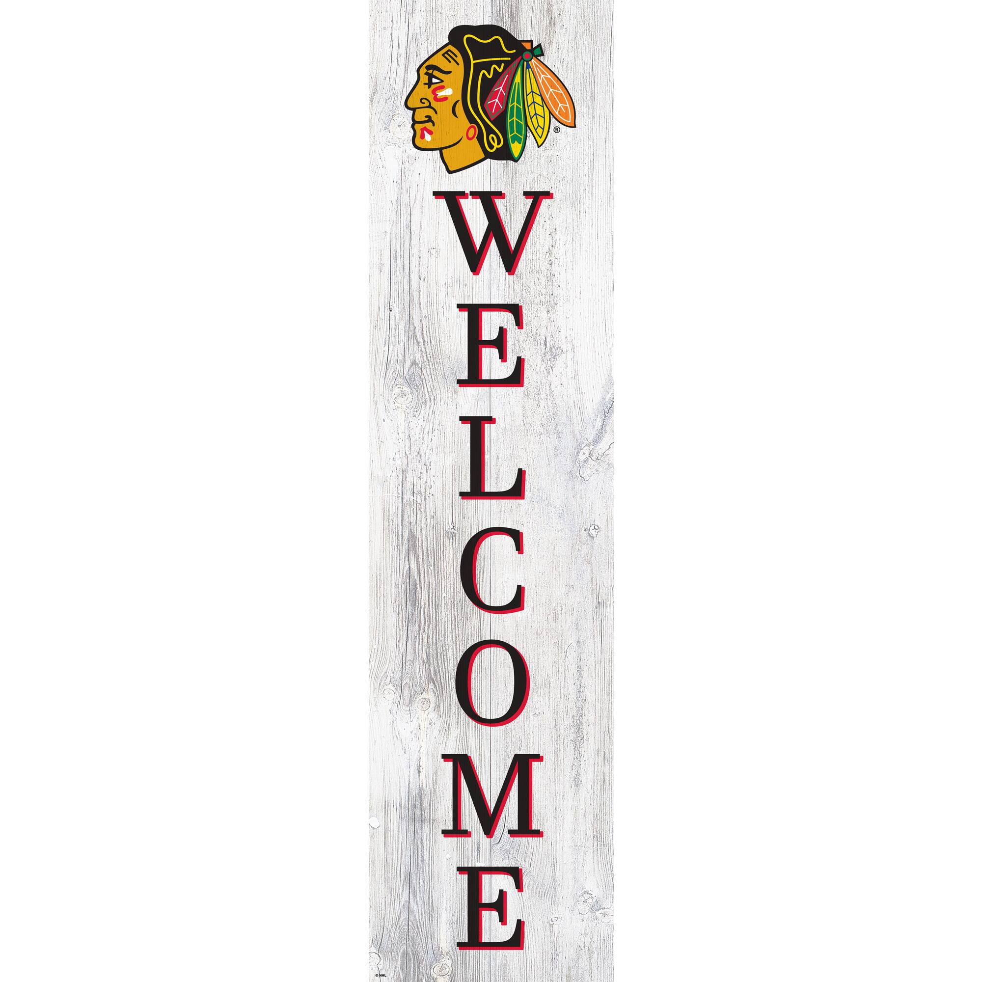 Chicago Blackhawks 48'' Welcome Leaner