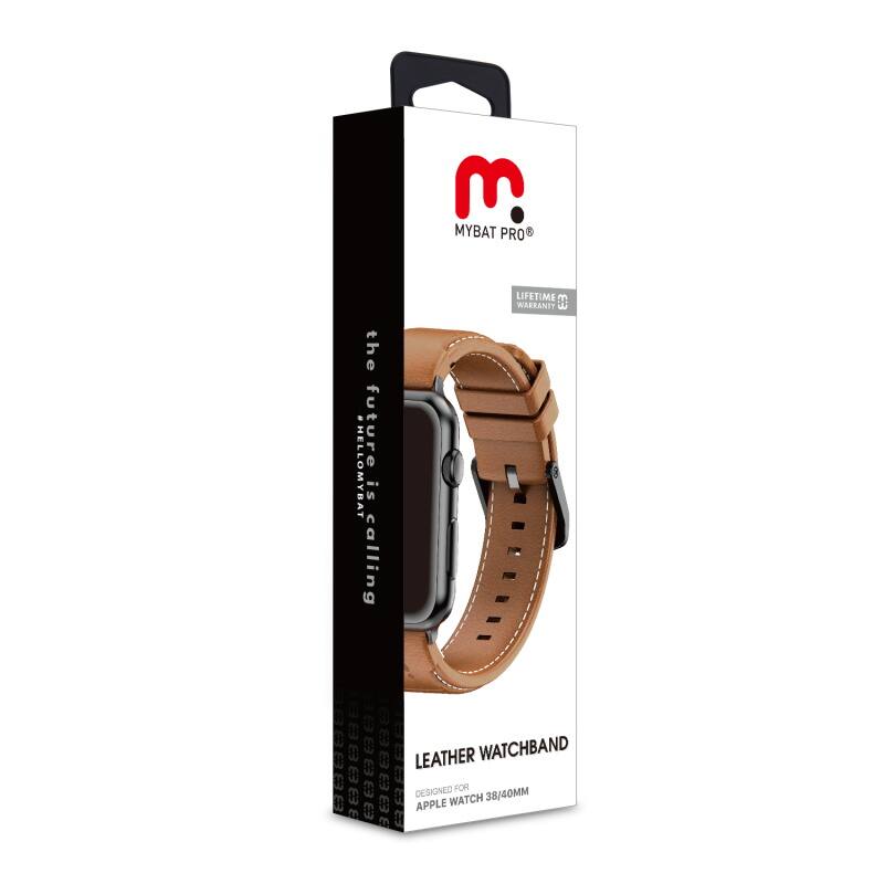 MYBAT PRO® LIFETIME WARRANTY

the future is calling

LEATHER WATCHBAND

DESIGNED FOR APPLE WATCH 38/40MM