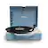 Alt View 16. Victrola - Re-Spin Sustainable Bluetooth Suitcase Record Player - Light Blue.