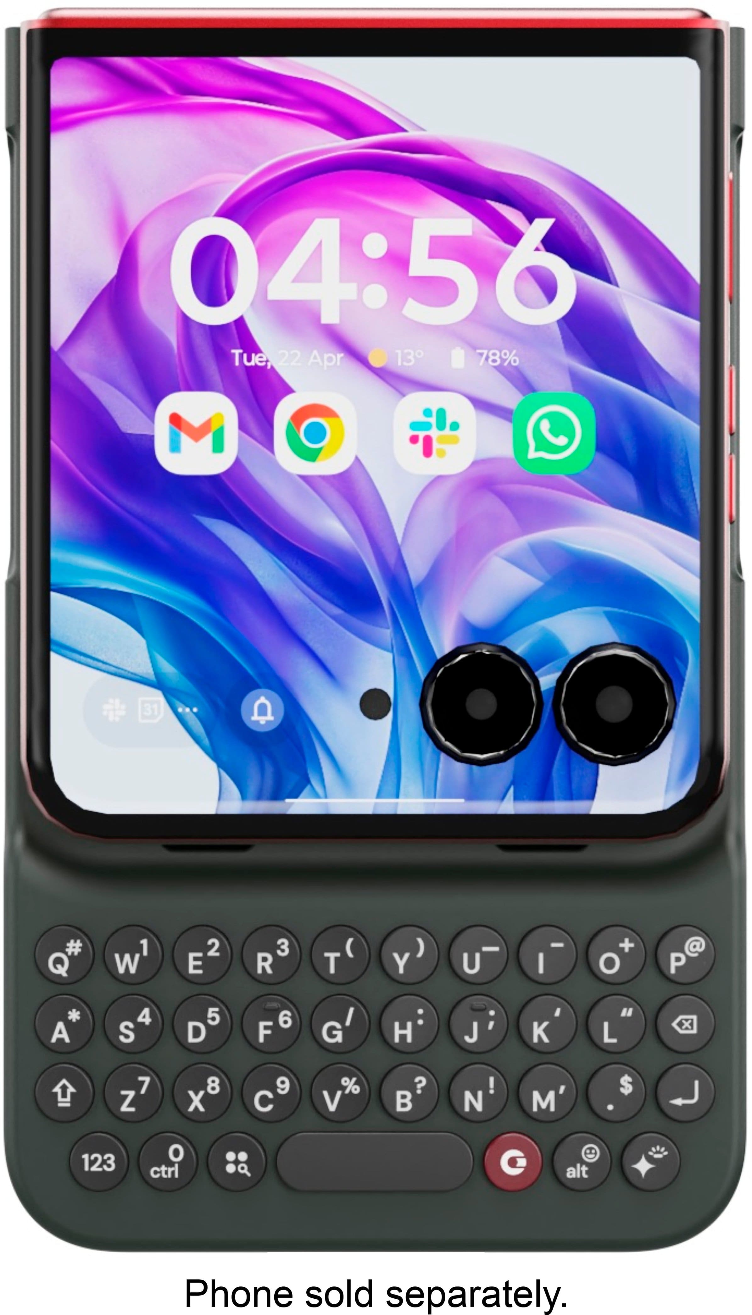 Phone sold separately.